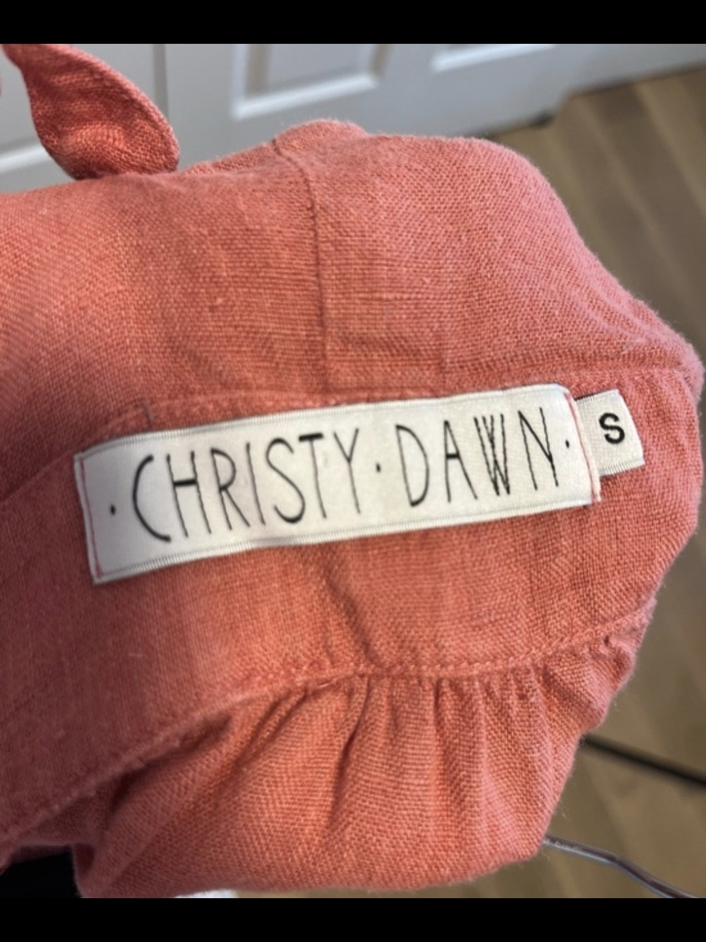 Christy Dawn Sleeveless Pink Midi Dress with Embroidered Hem - Picture 2 of 6